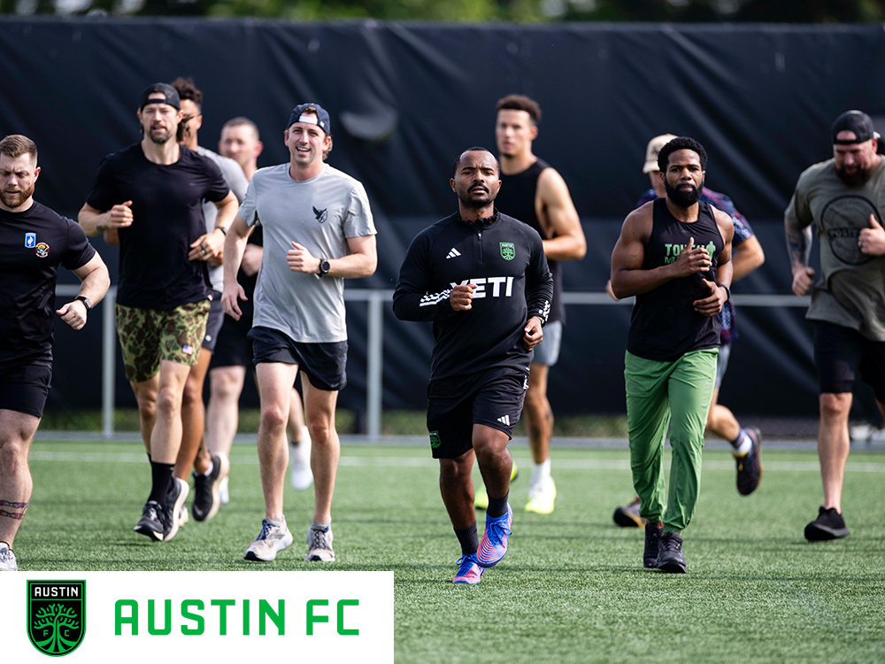 Austin FC, Merging Vets &amp; Players Host Workout for Veterans and Former Athletes in Support of Mental Health Awareness Month