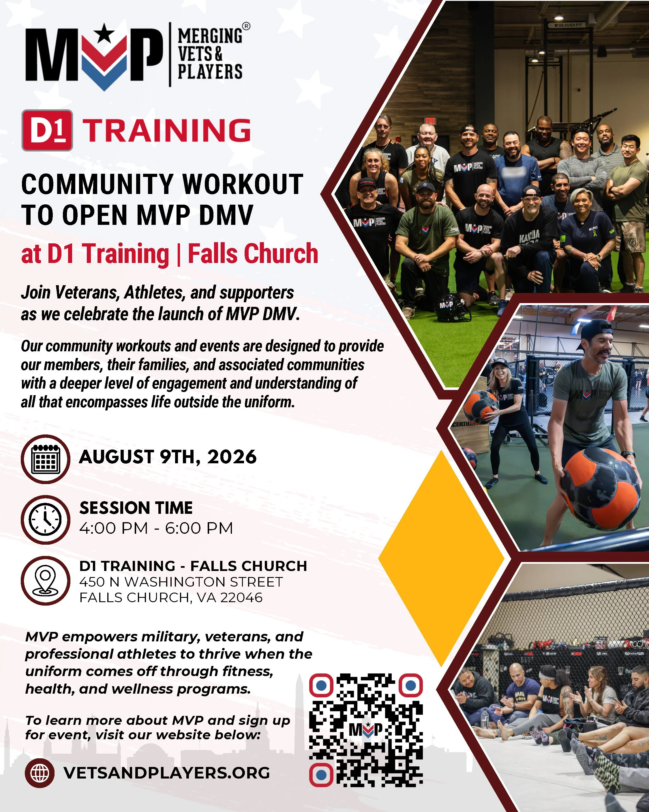 Community Workout to Open MVP DMV