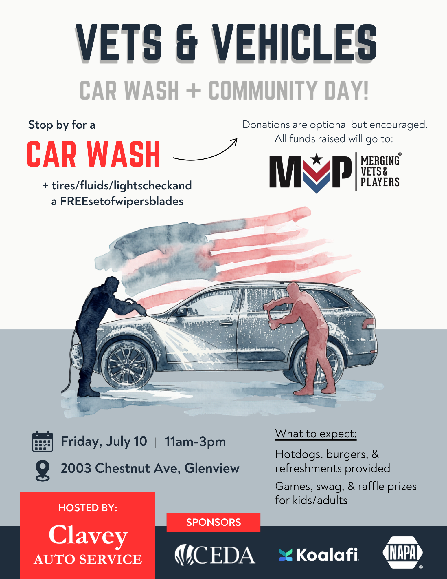 Vets &amp; Vehicles - Car Wash + Community Day