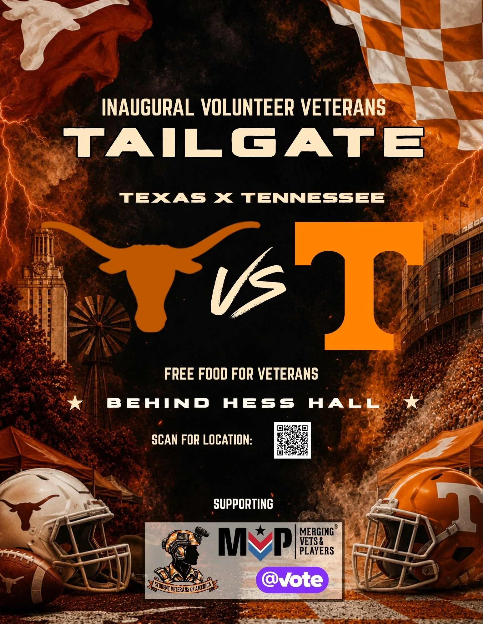 Inaugural Volunteer Veterans Tailgate - Texas at Tennessee