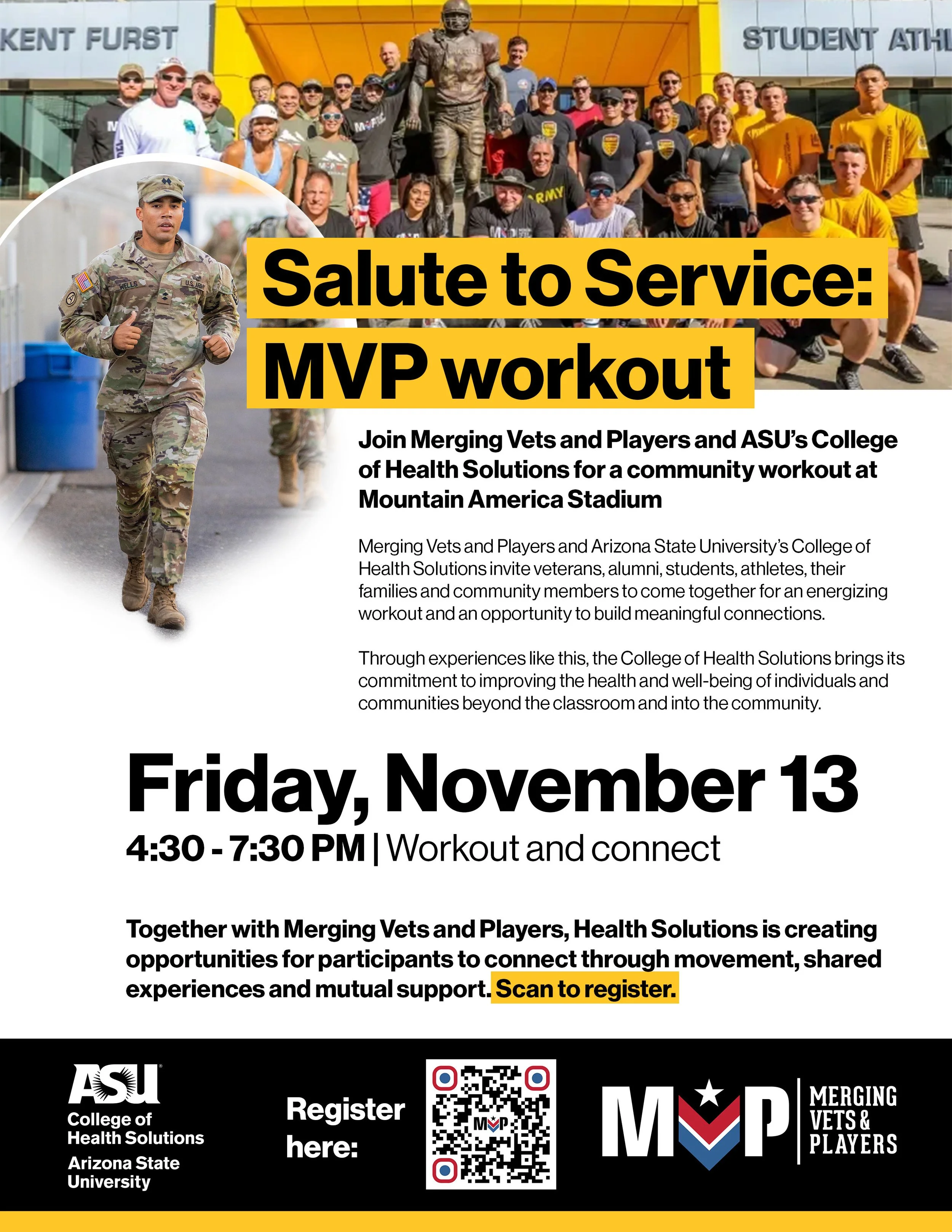 ASU Salute to Service: MVP Workout