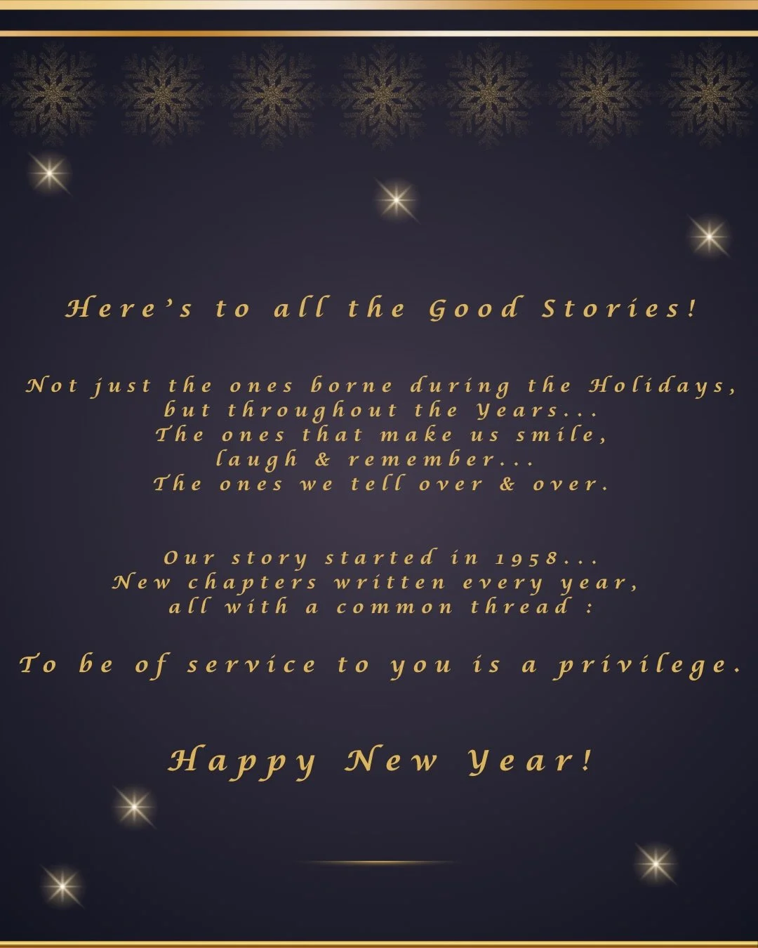 Closing at 4:00 today...Happy New Year!! ✨✨

#HappyNewYear #NewYear2026 #CheersTo2026 #NewYearNewLook #dressbetterthanyouhaveto
