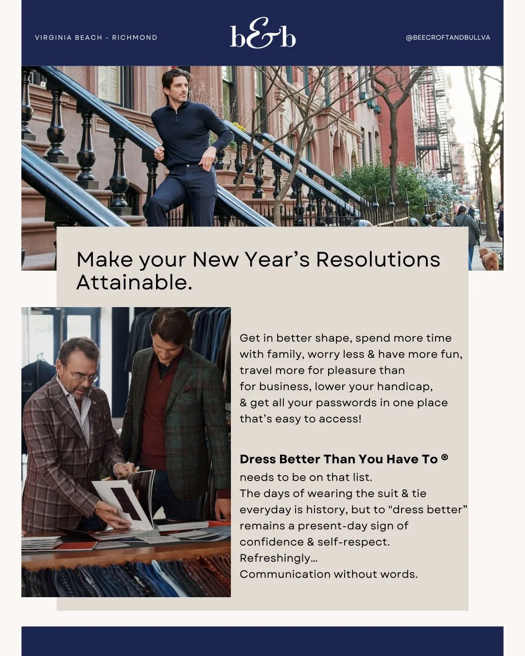 HNY! &amp; The Quiet Power of Dressing Better...✨

#dressbetterthanyouhaveto #sprezzatura #newyear