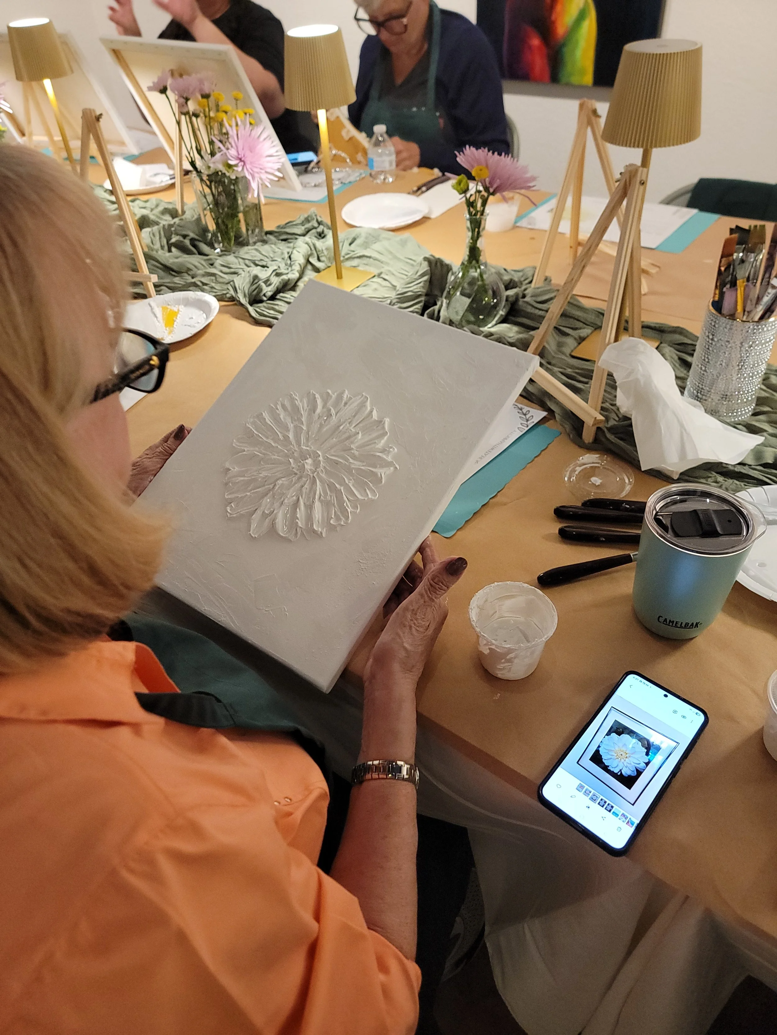 creative night out texture art pinellas