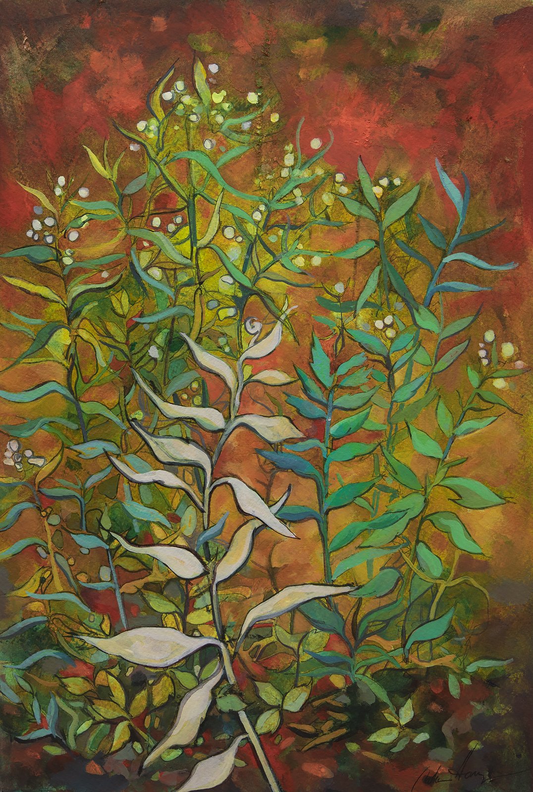 "Early Pearlies" (Original painting available - 14 x 18 inch framed size)