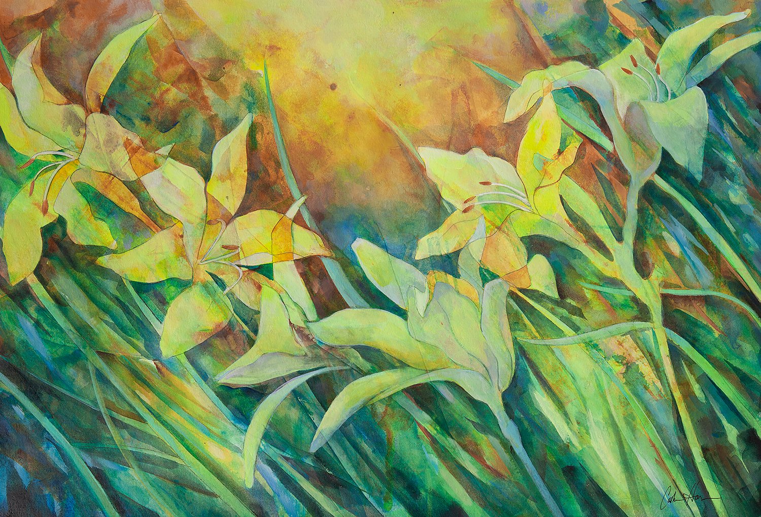 "A Gift" (Original available. Framed size 18 x 24 in)