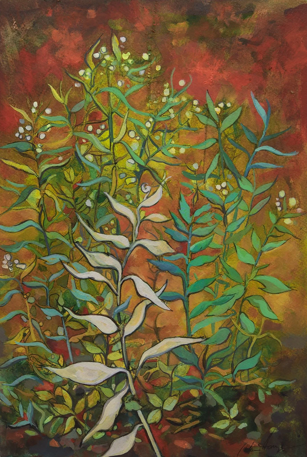 "Early Pearlies" (Original available, framed size 14x18")