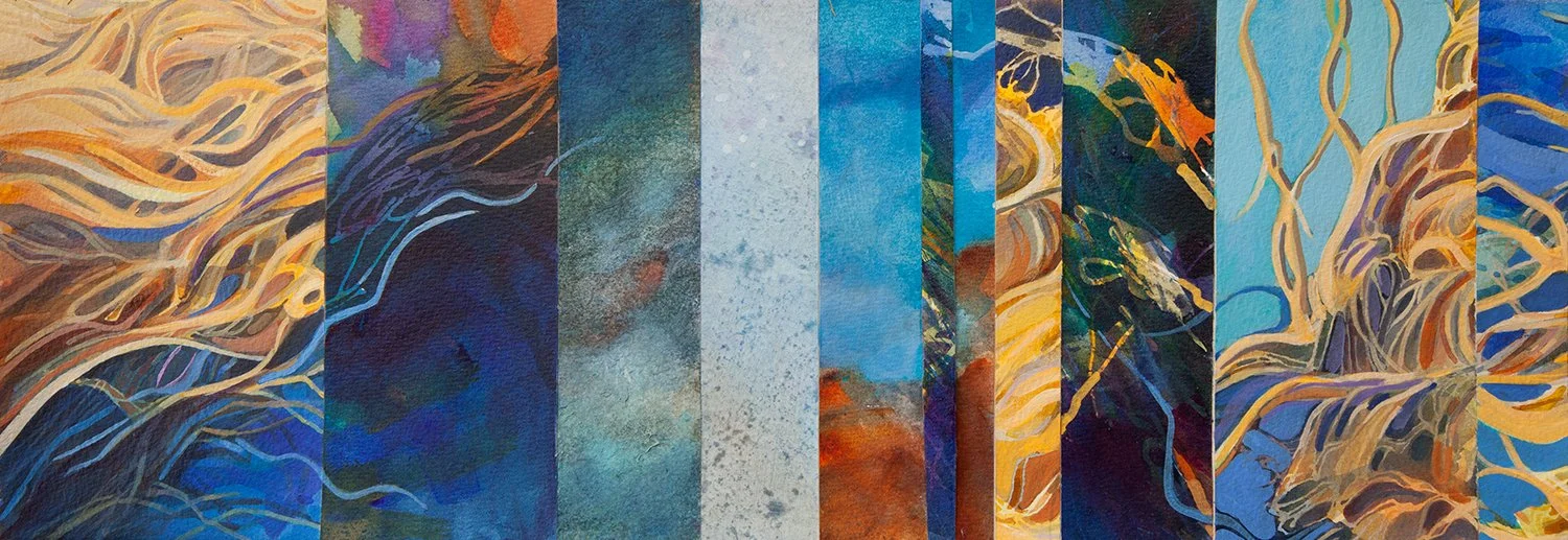 "Marsh Grass" (Original collage sold)