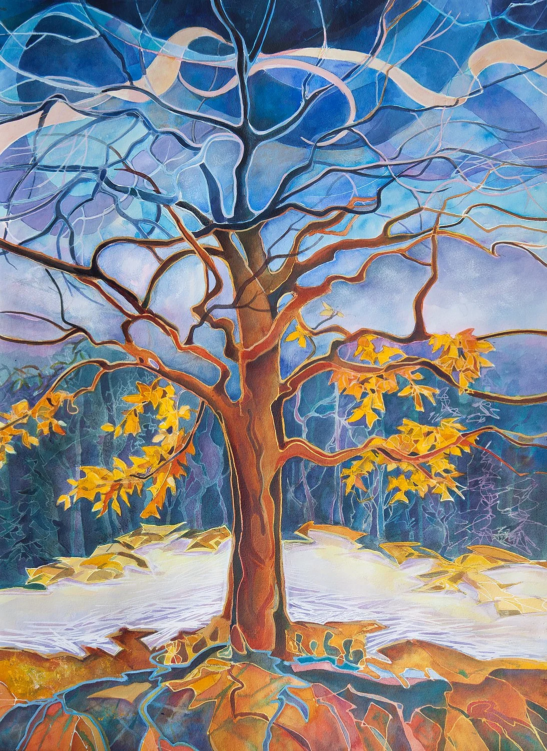 "Transition" (Original sold - 
Limited Series14x19 inch Giclee prints available)