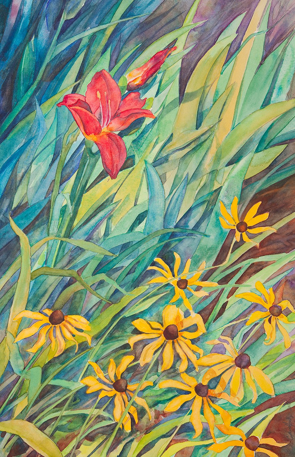 "Van Gogh Lily" (Original available)