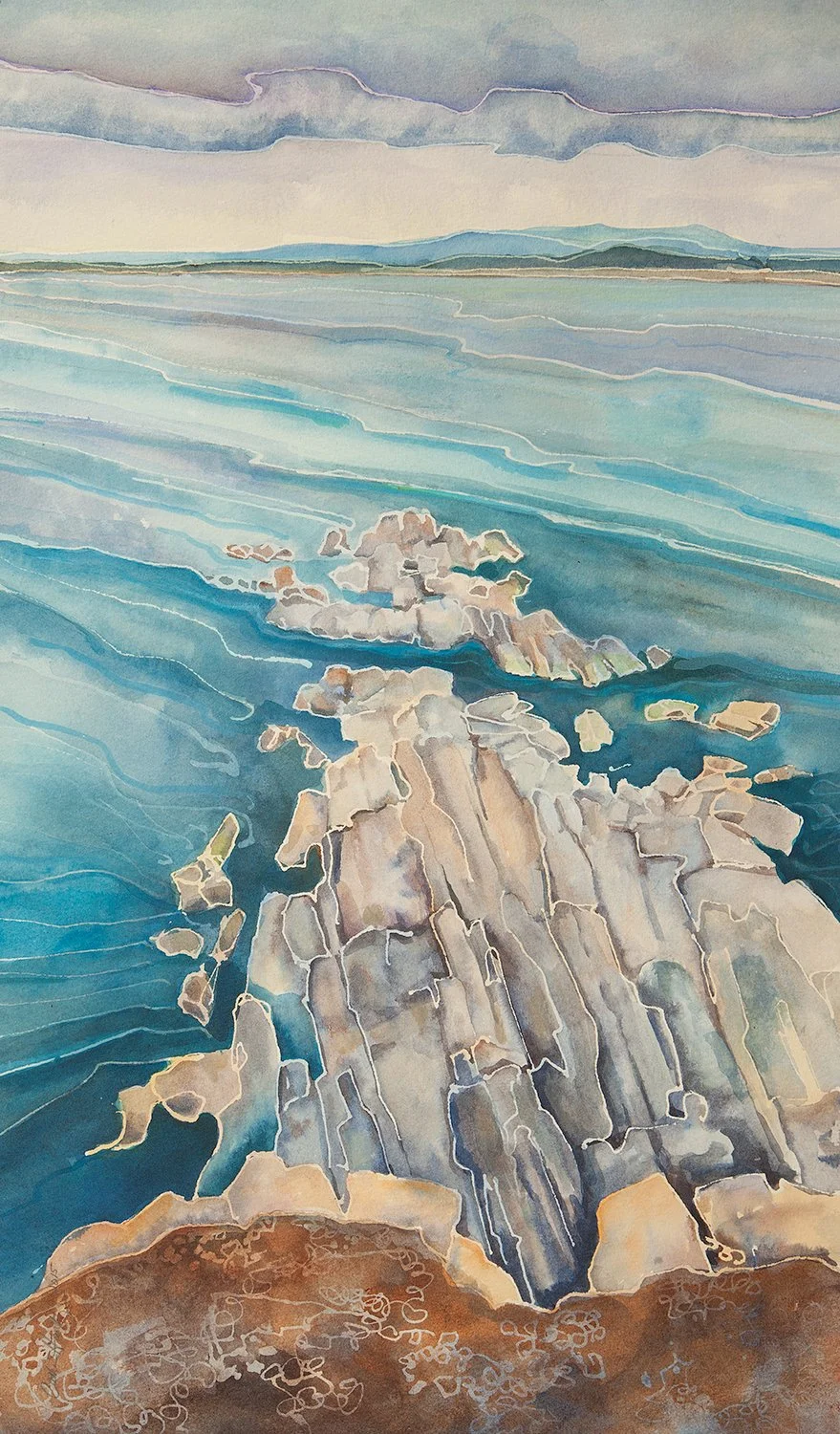 "Middle Point" (Original sold - 
Limited series giclee 8 x 14 inch prints available)