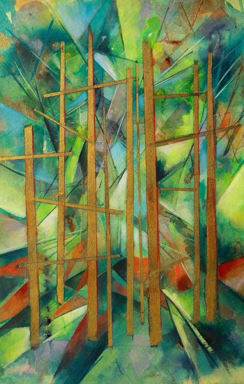 "Spring Woods 2 (Original sold - 
Limited Series 10x15 inch Giclee prints available)