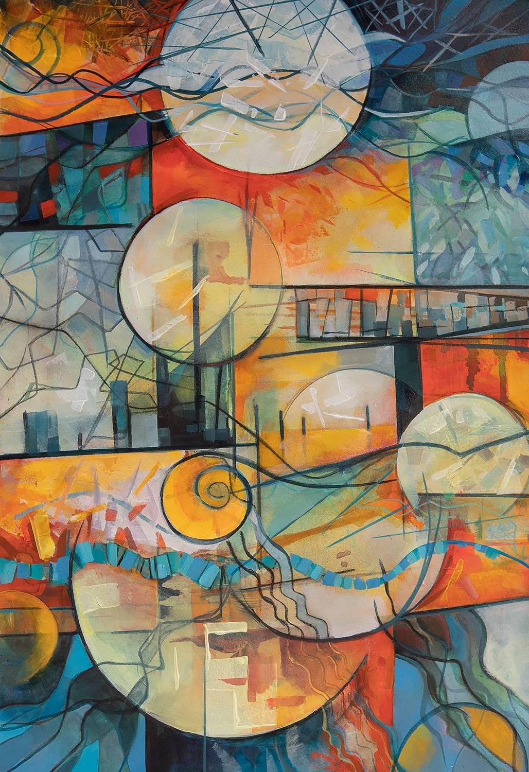 "No Time" (Original painting available - framed size 18x24 inches) 