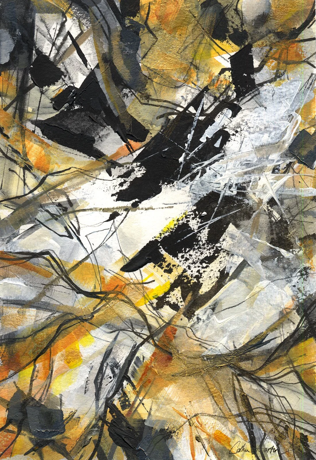 "Winter Grass" (Original painting available. Framed size 11x14 inches)