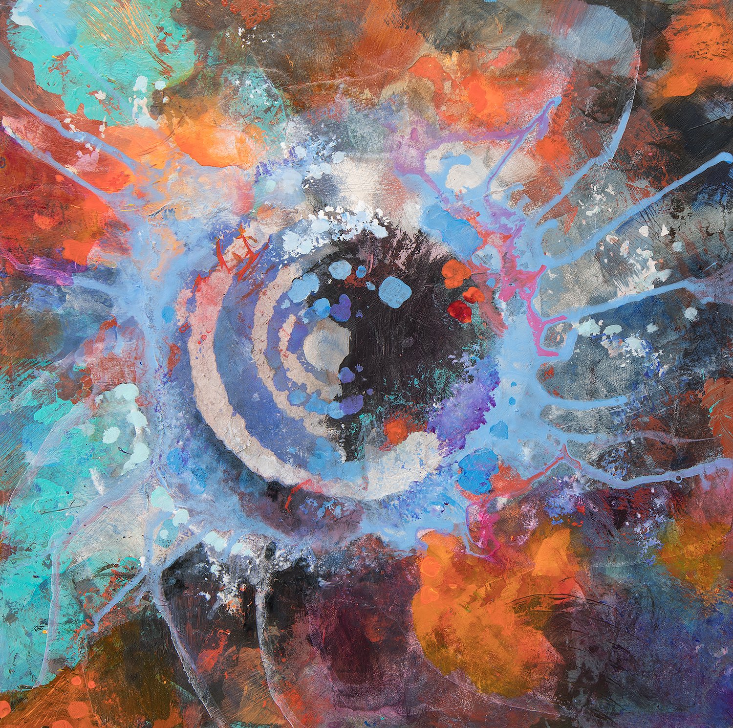 "Water Abstract" (Original painting available 12x12 inch)