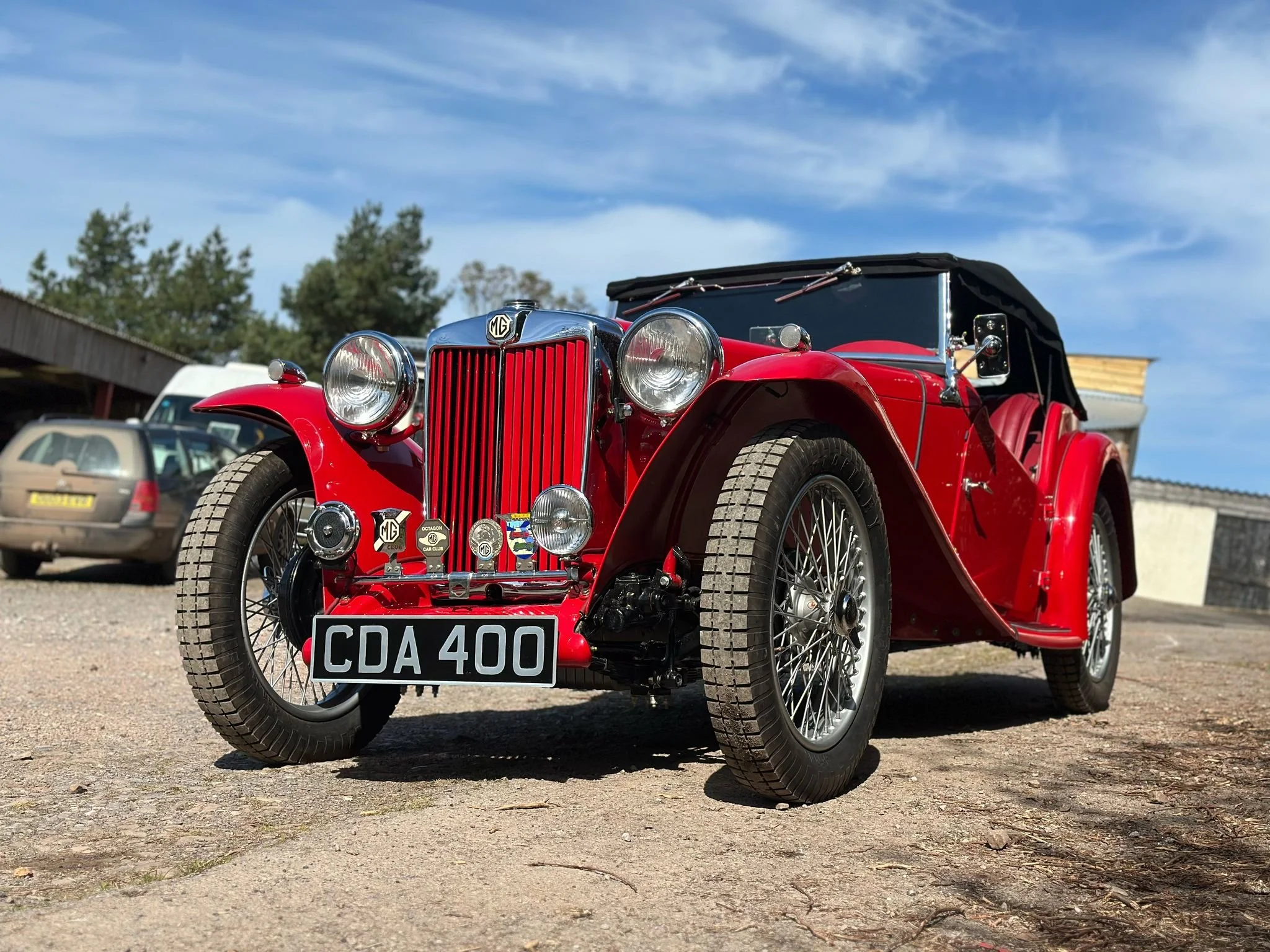 We do work on some stunning cars... this sporty little TA has been in over the last couple of months having its engine rebuilt - yes another XPAG! It's now re-fitted, and we've done the first 50 miles in her... it's now over to the customer to carry 