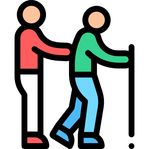 Deux personnes stylisées jouent à un jeu de balle ou de lancer, synchronisées dans le mouvement.