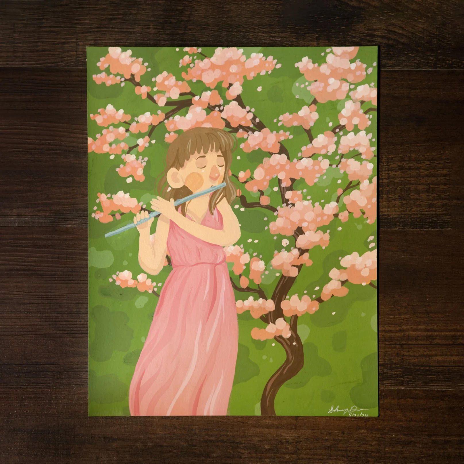 Echo of the Moment Original Art