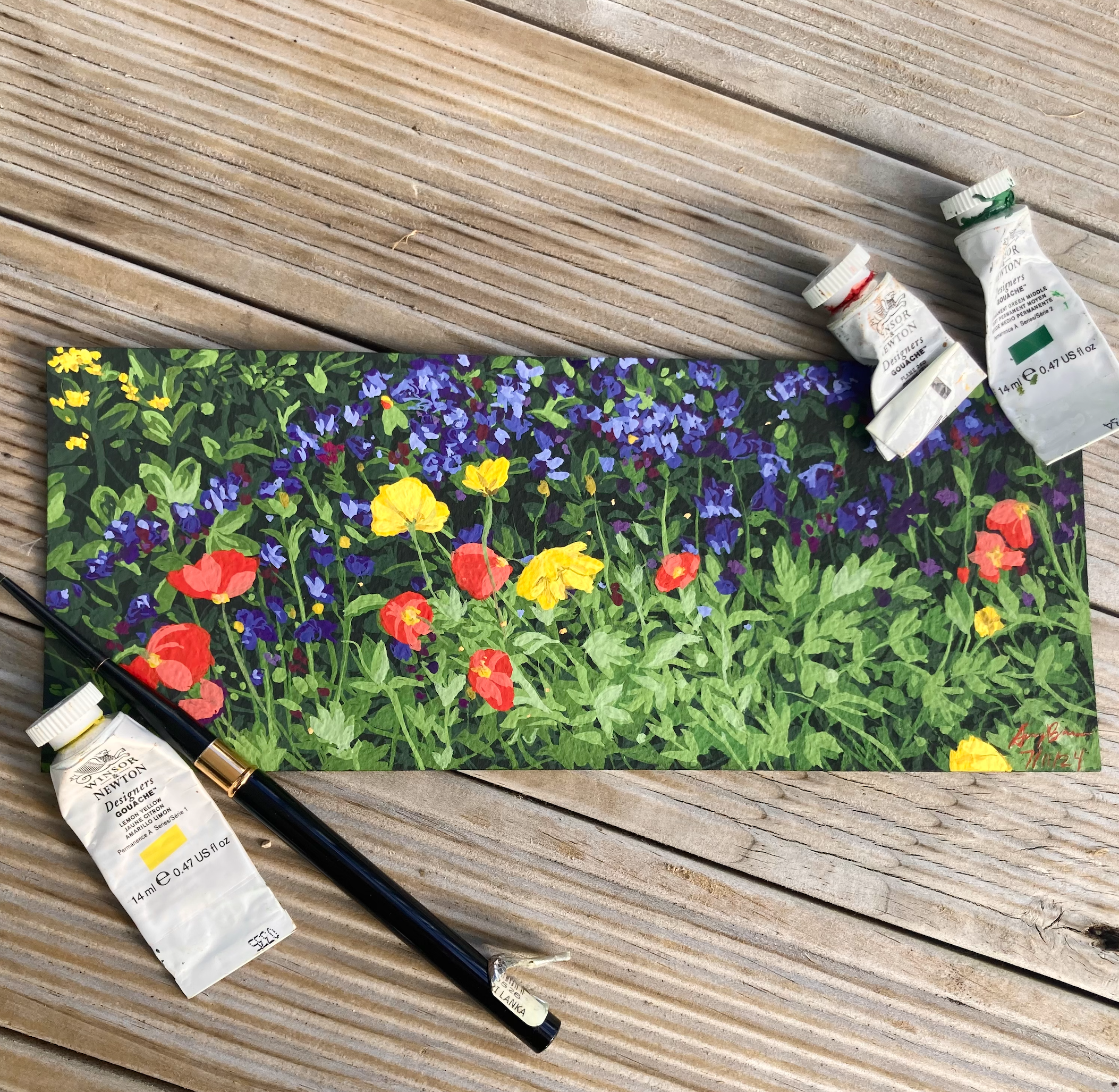 Garden in New Zealand