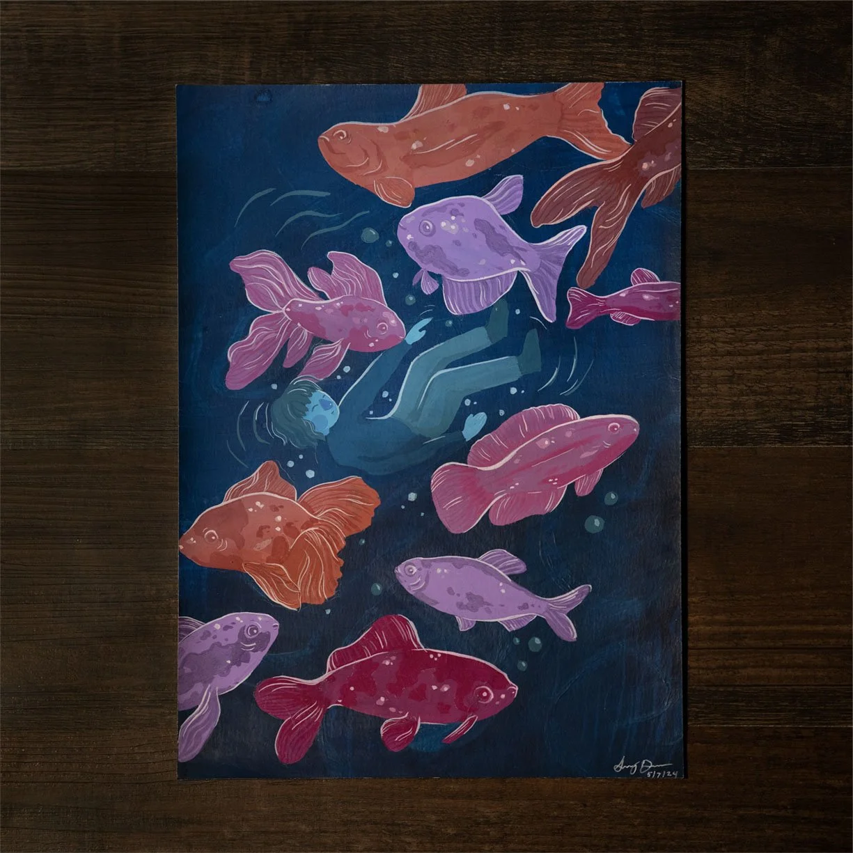 Wide Awake Original Art