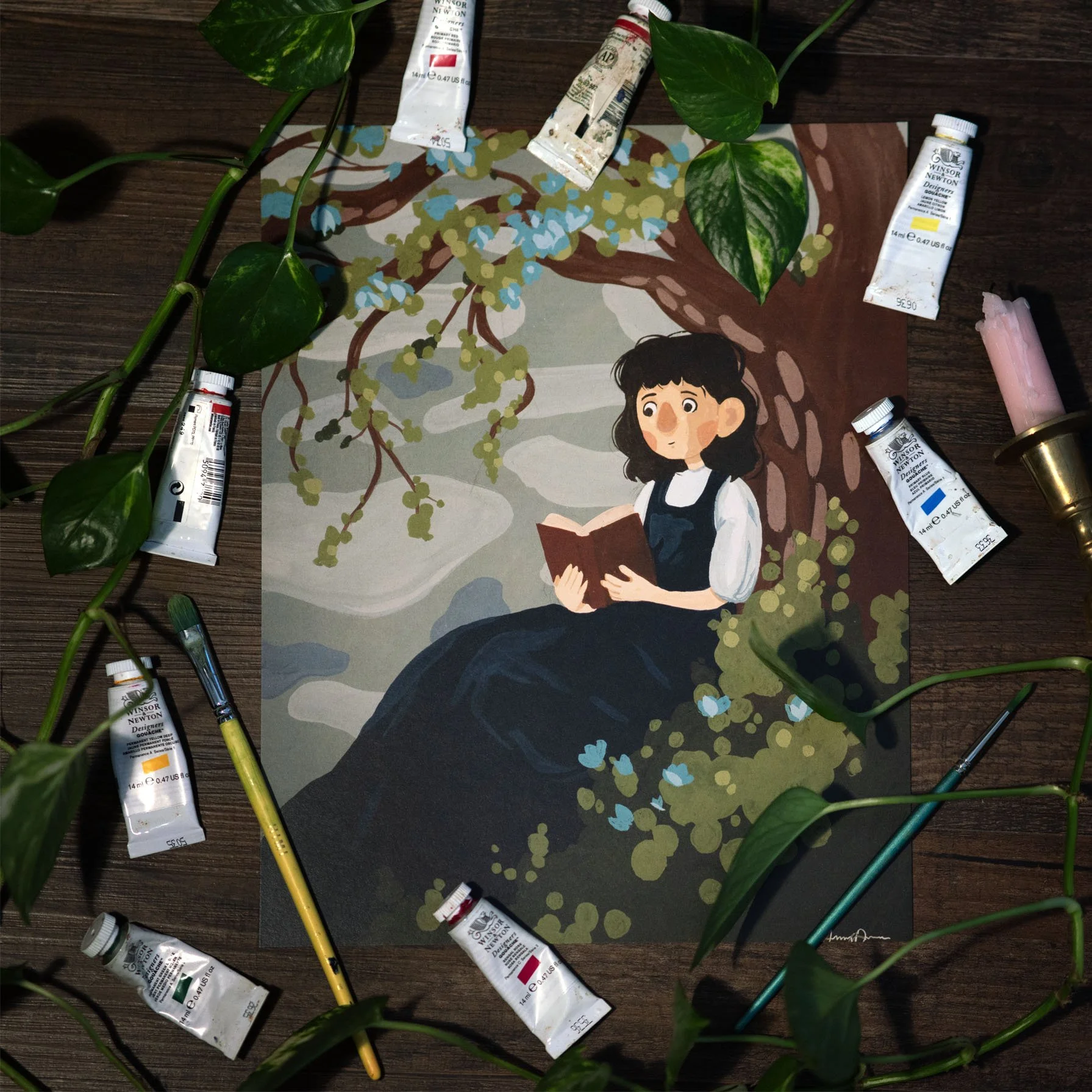 Half Past Three Art Print