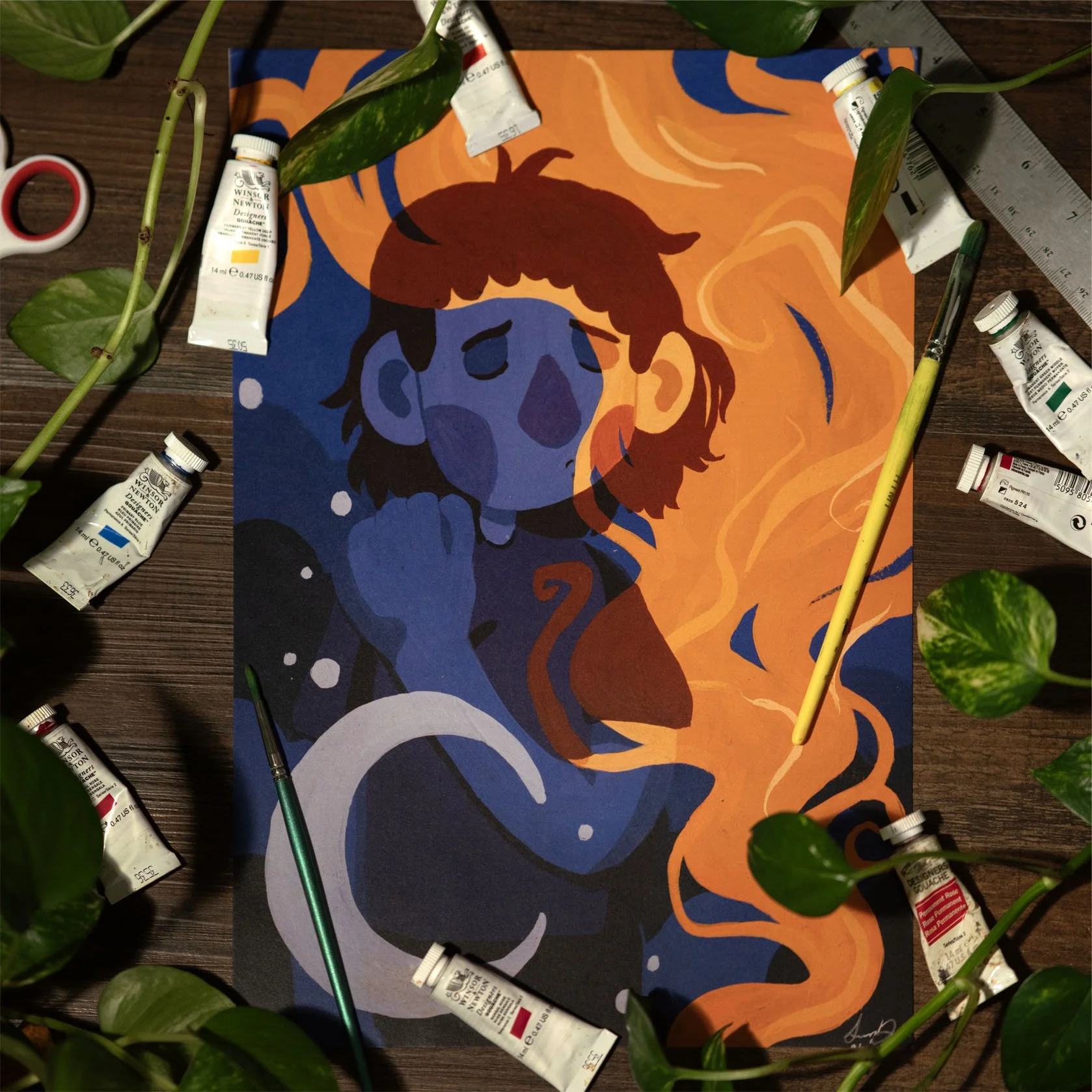 Weight in the Silence Art Print