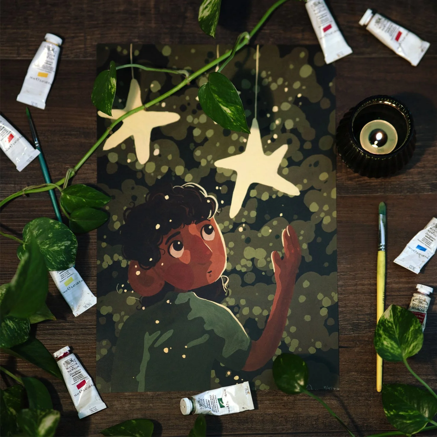 Wandering Child Art Print