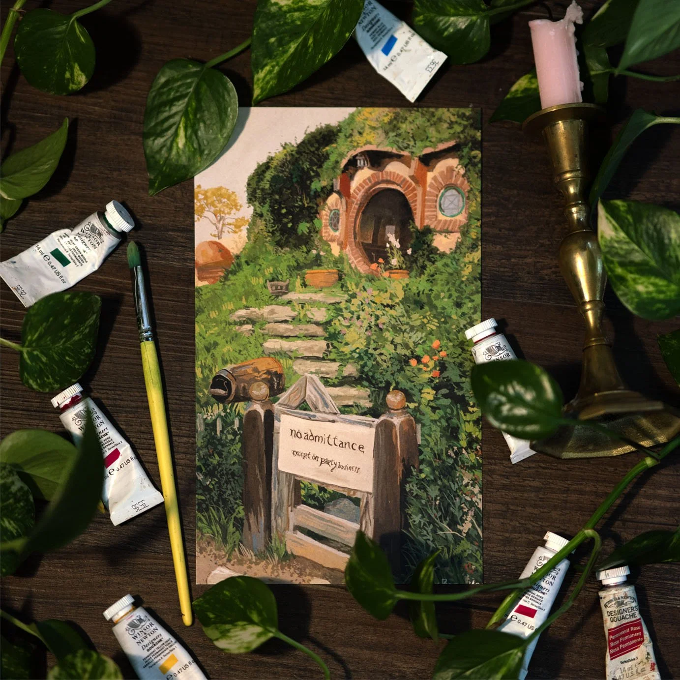 No Admittance Art Print