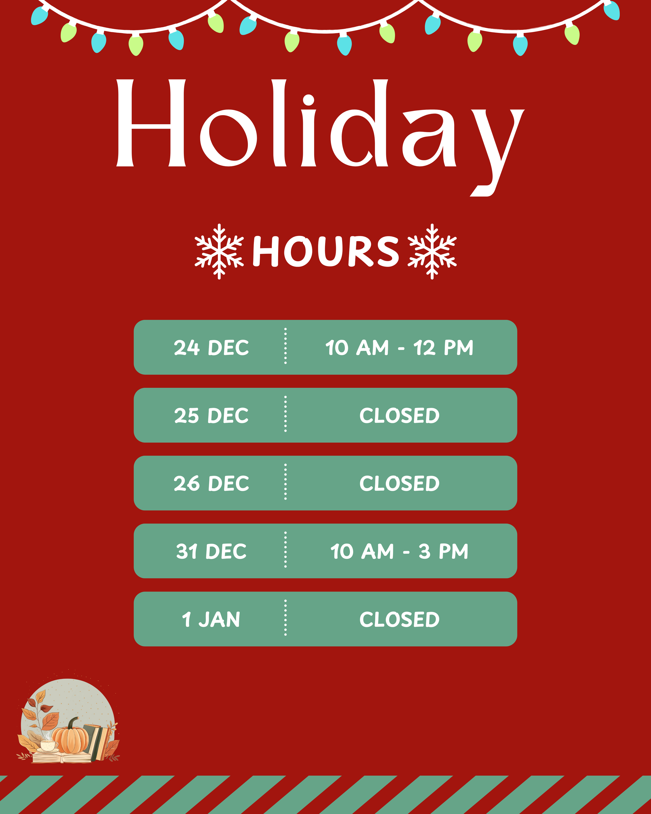 Happy New Year - Closed