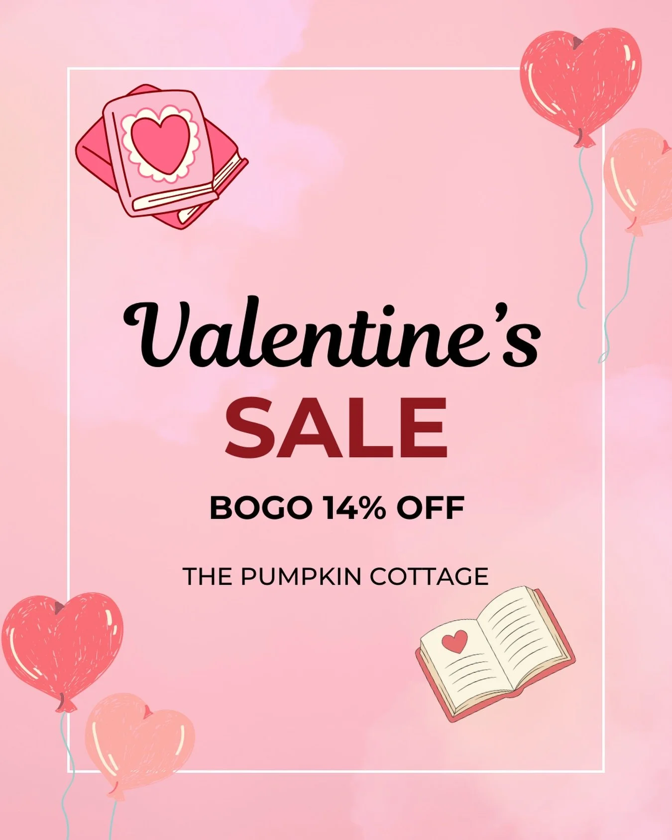 Happy Valentine&rsquo;s Day 💘📚

Still need a little something for your sweetheart? We&rsquo;ve got you covered.
Today only: BOGO 14% OFF (Buy one book, get one 14% off) 💕

Perfect for last-minute gifts&hellip; or for grabbing one for them and one 