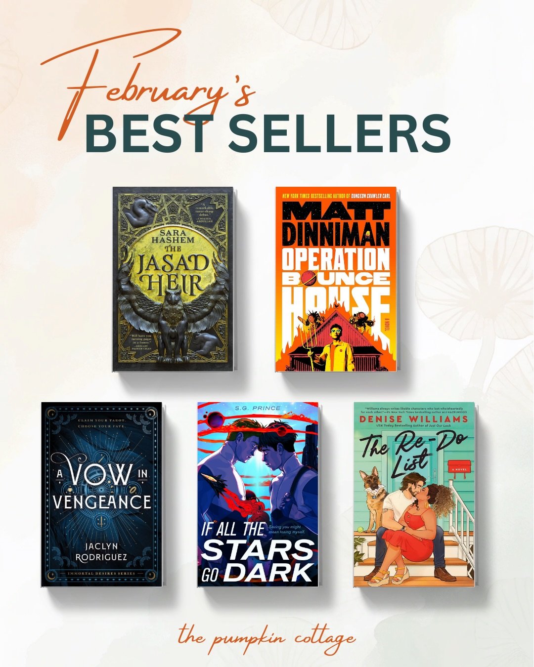 February&rsquo;s Best Sellers 📚

Y&rsquo;all kept us busy last month and honestly? The range. The taste. The drama.

So many of you dove into these last month.
Which one have you fallen into? 

And then there are some titles that simply cannot be de