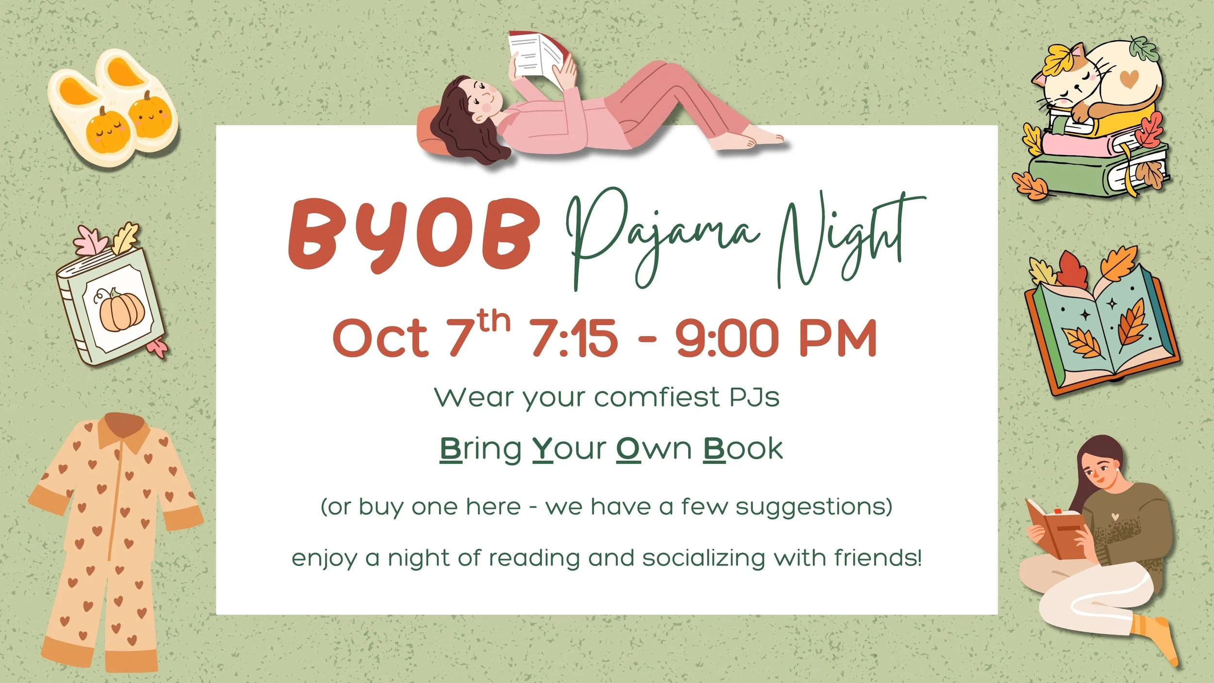 BYOB Pajama Reading Night
