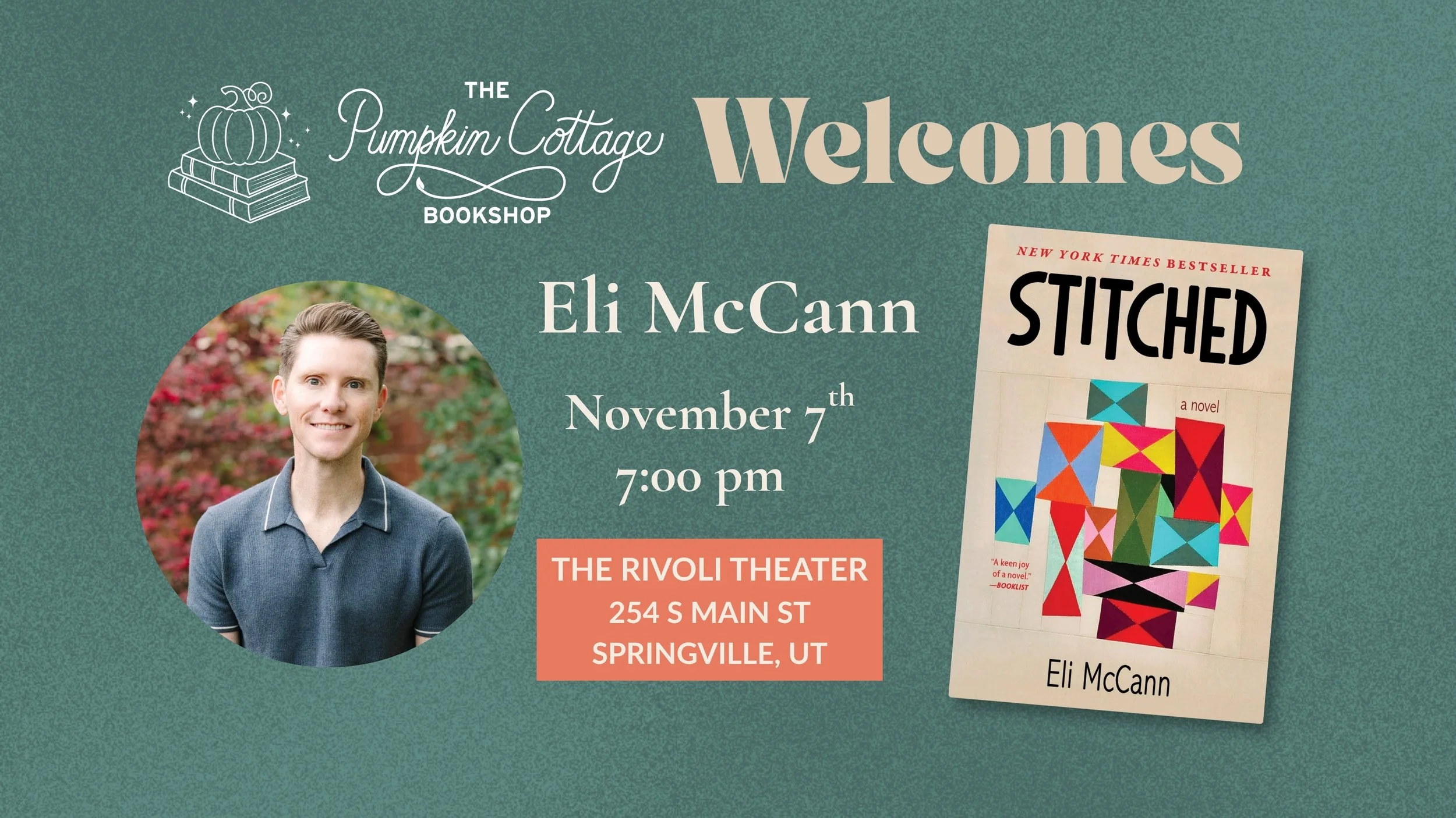 Eli MacCann Author Event