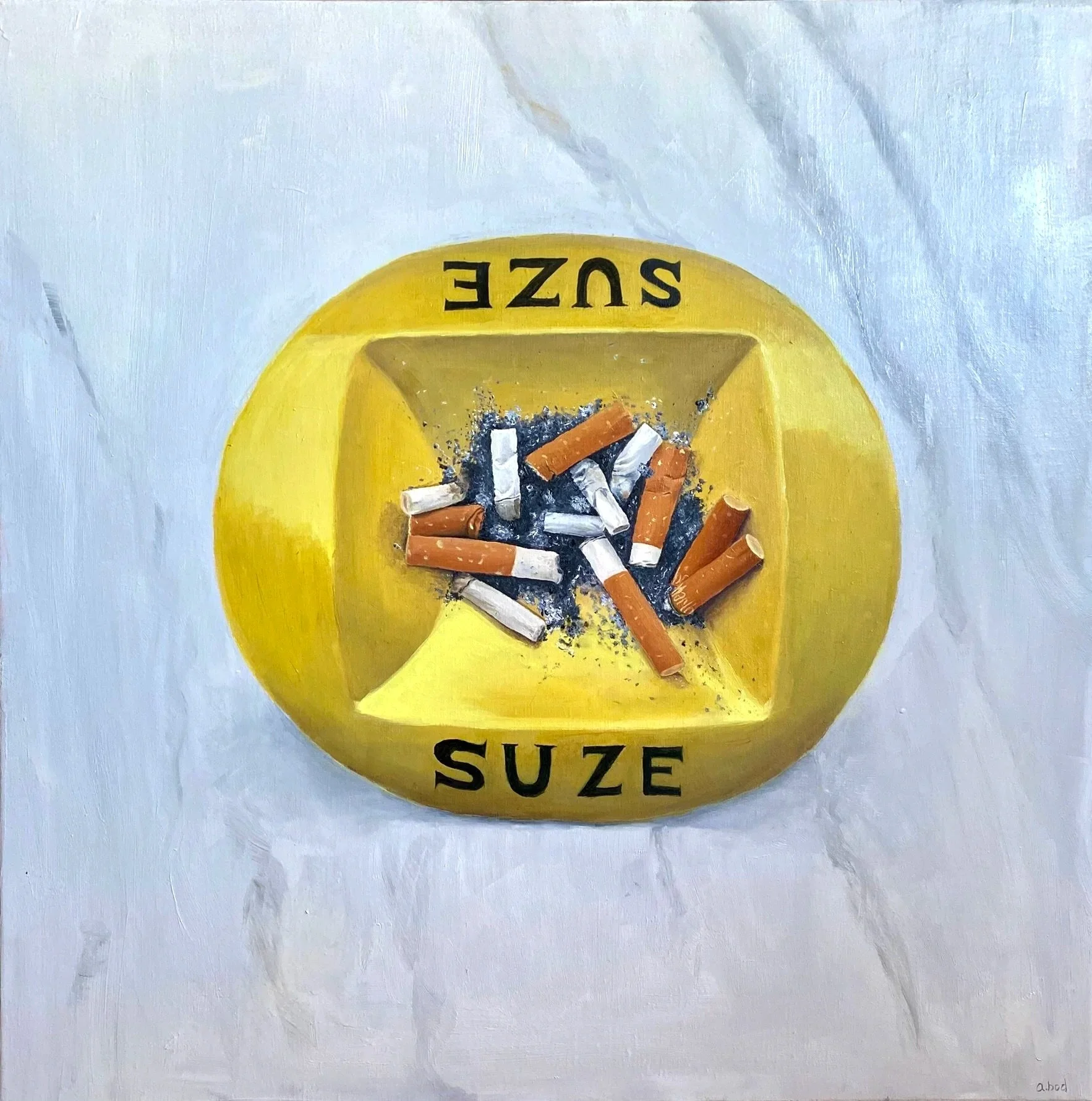 La Suze - Huile sur toile, 2025 - 80x80