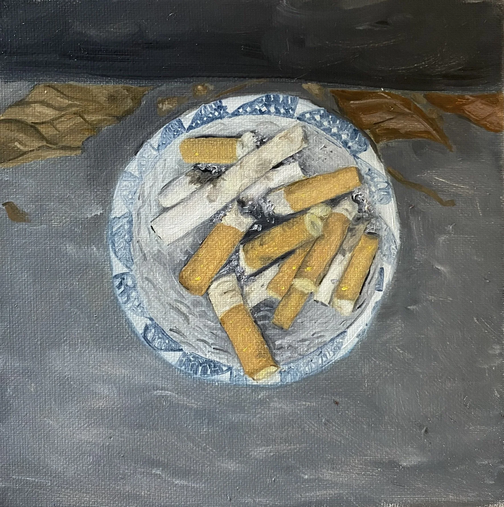 Fin d'une ère - Huile sur toile, 2024