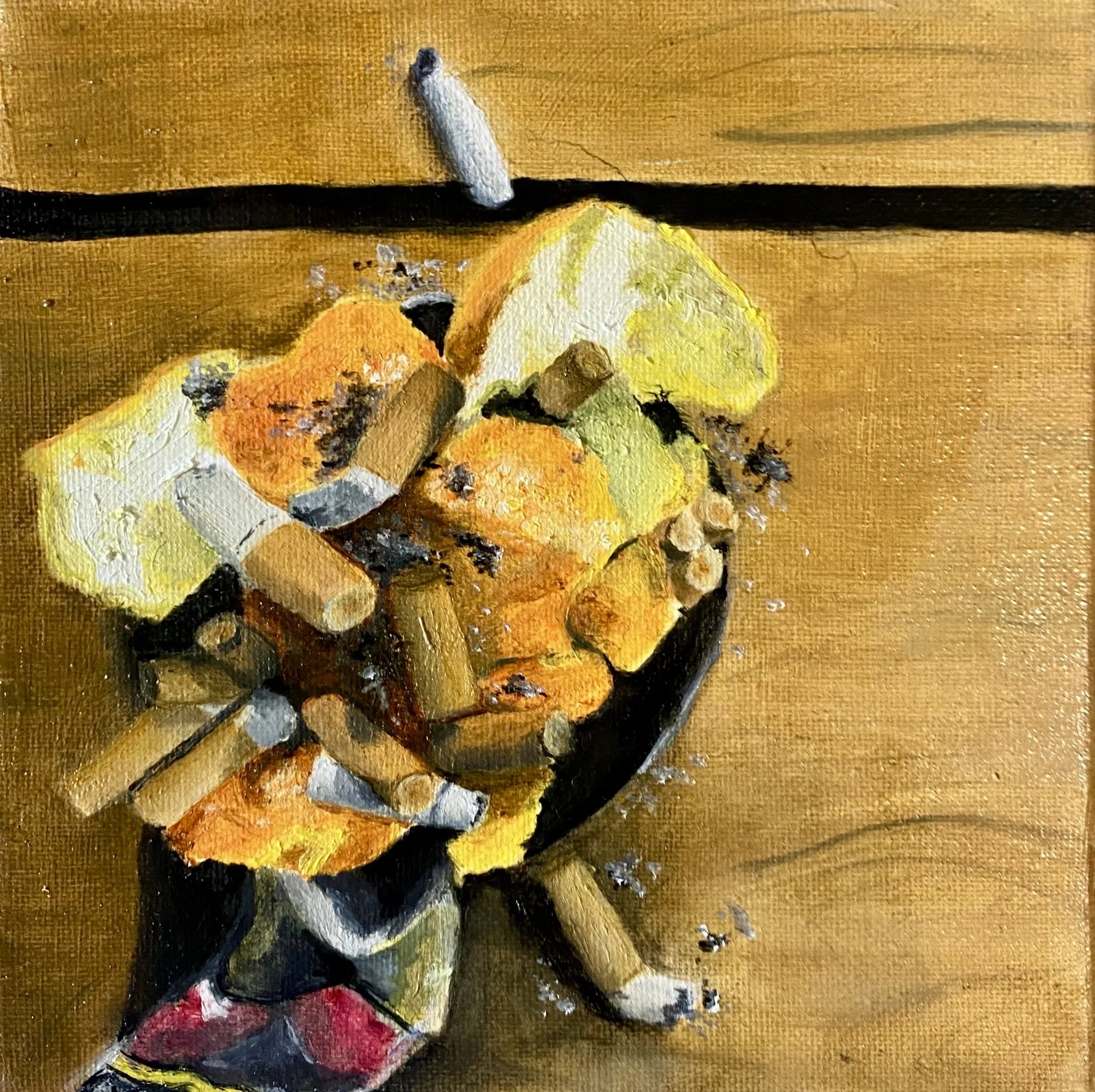 Faim nocturne - Huile sur toile, 2024