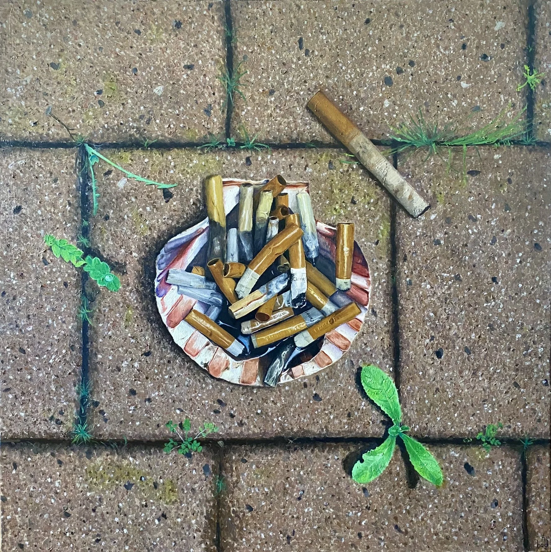 Fin de soirée - Huile sur toile, 2026