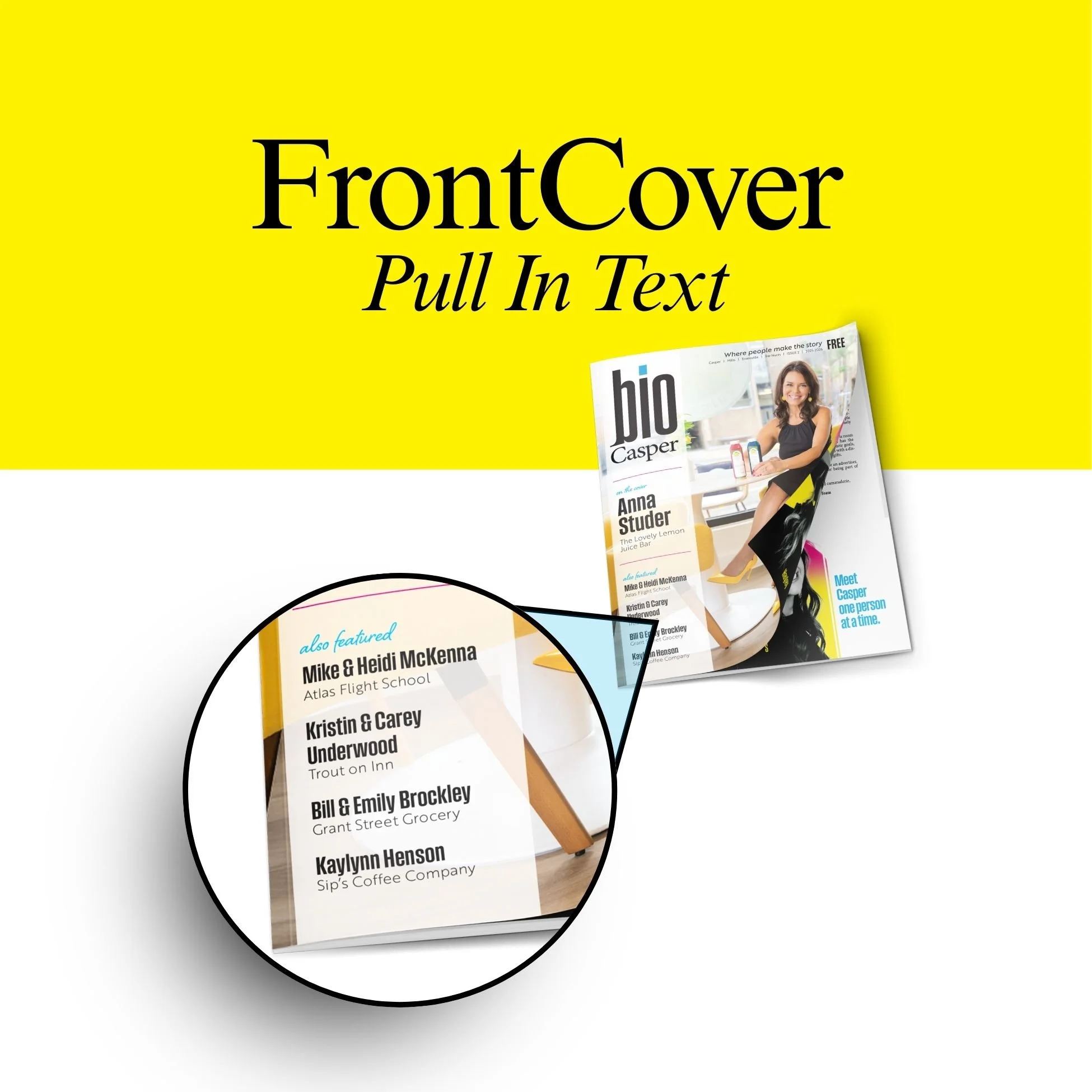 Pull In Front Cover Text