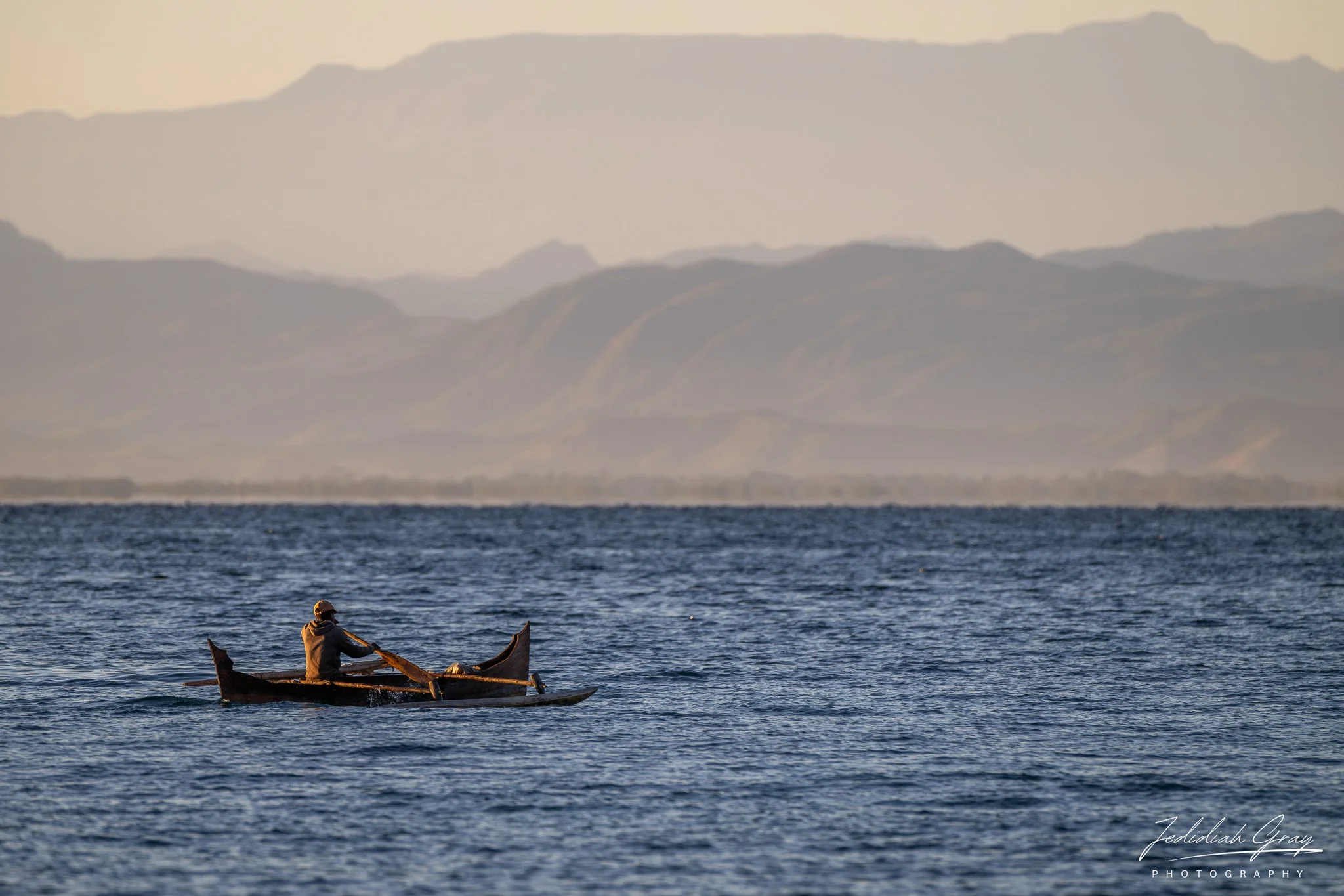 A pirogue at Nosy Komba
