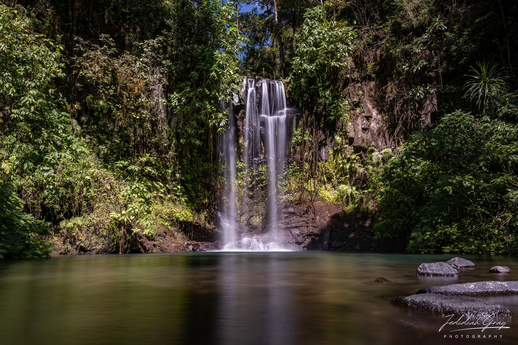 A waterfall in Montagne d'Ambre National Park