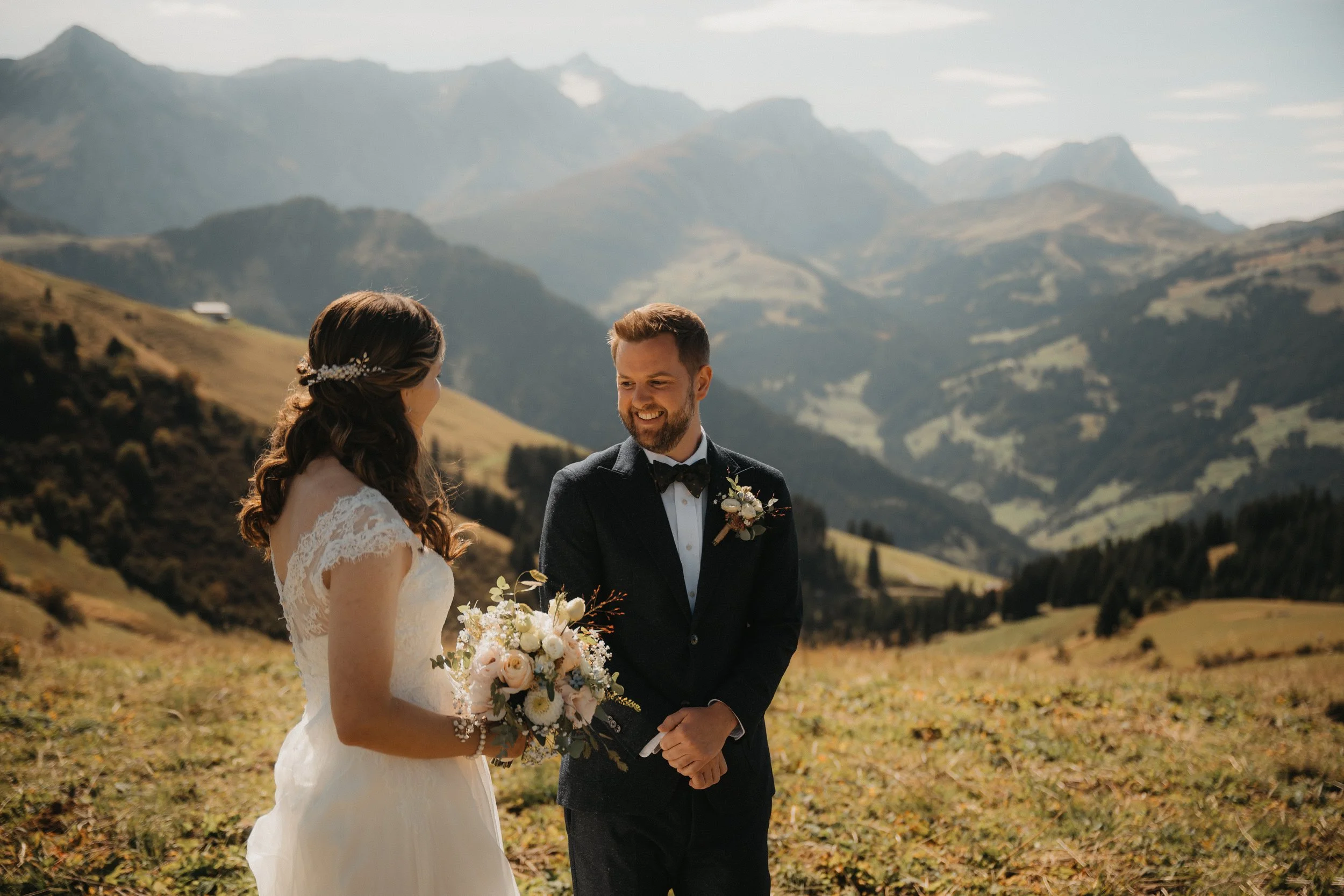 Hochzeit auf dem Hahnenmoos Adelboden