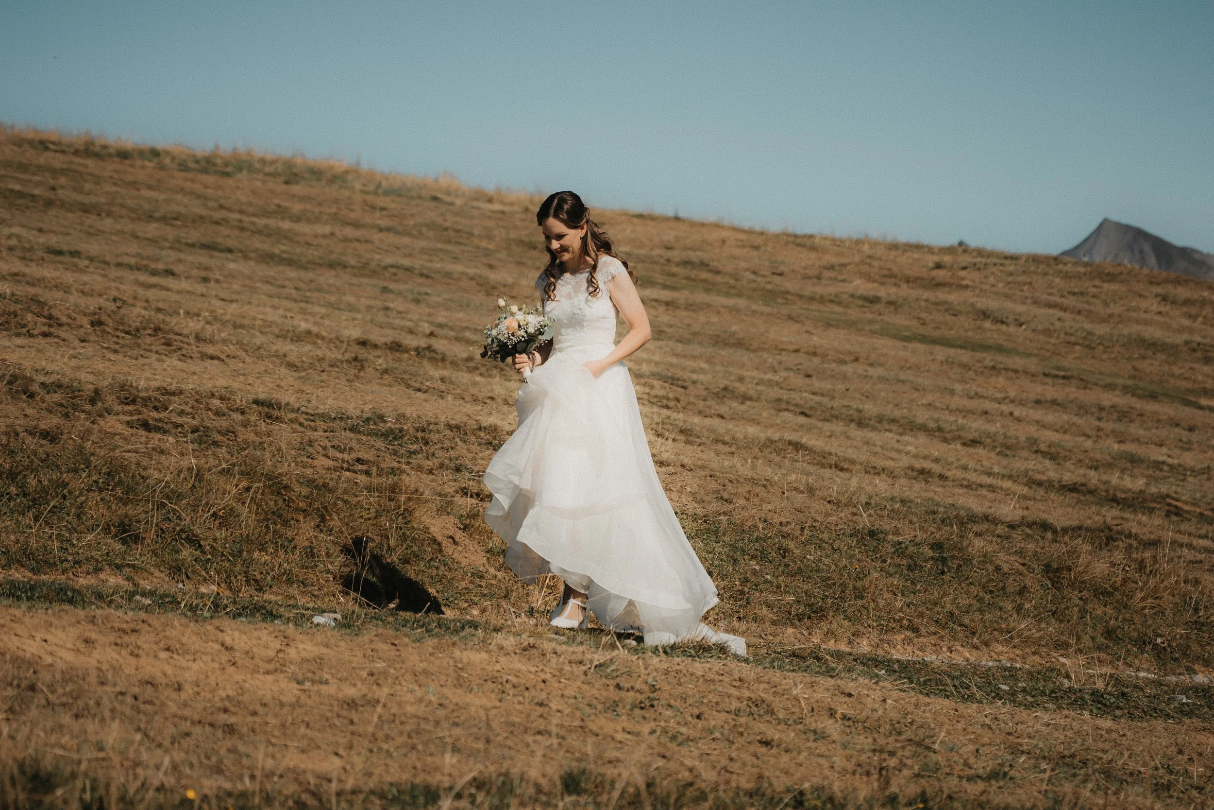 Hochzeit auf dem Hahnenmoos Adelboden