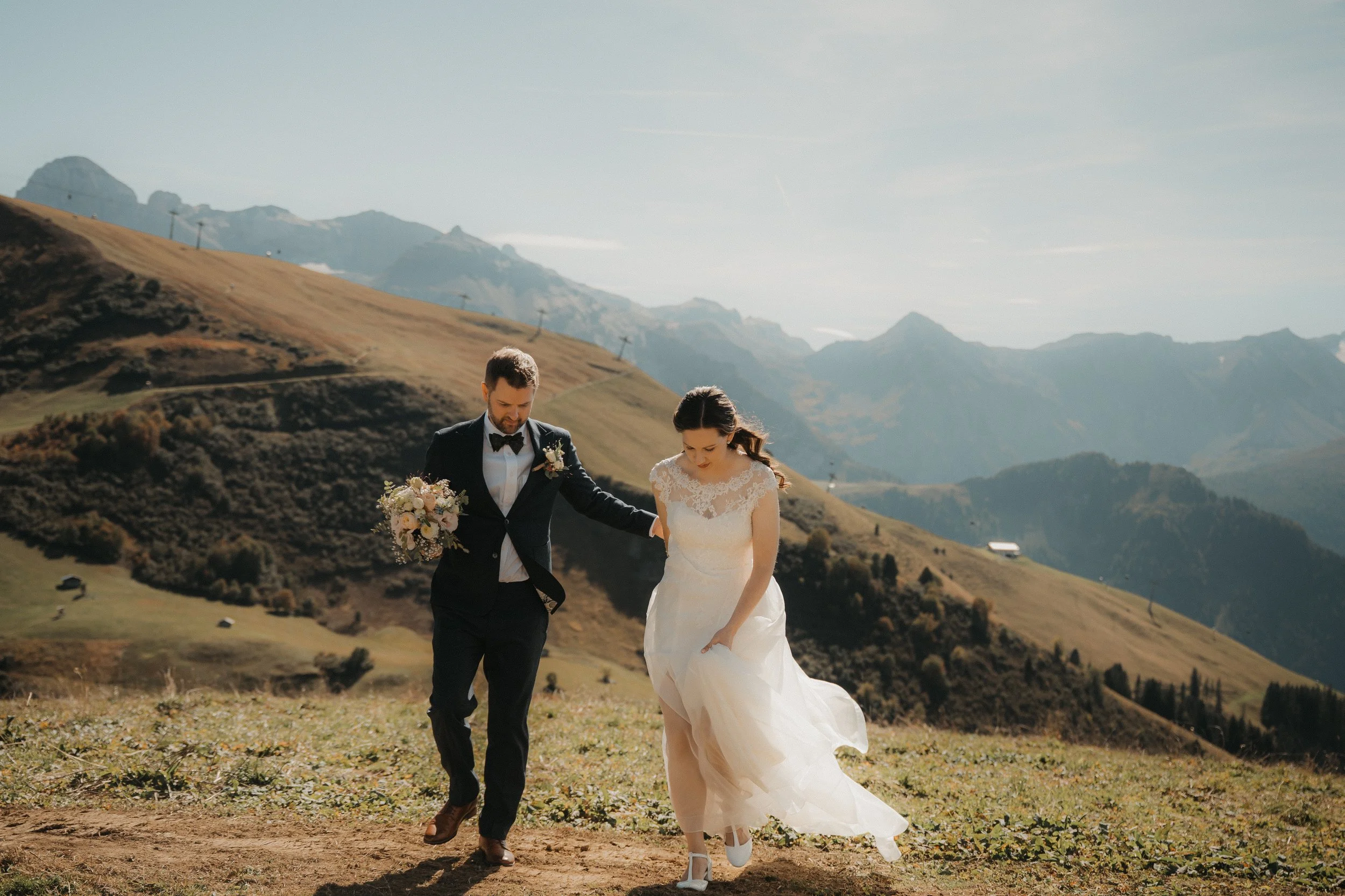 	

Hochzeit von E & J auf dem Hahnenmoos Adelboden