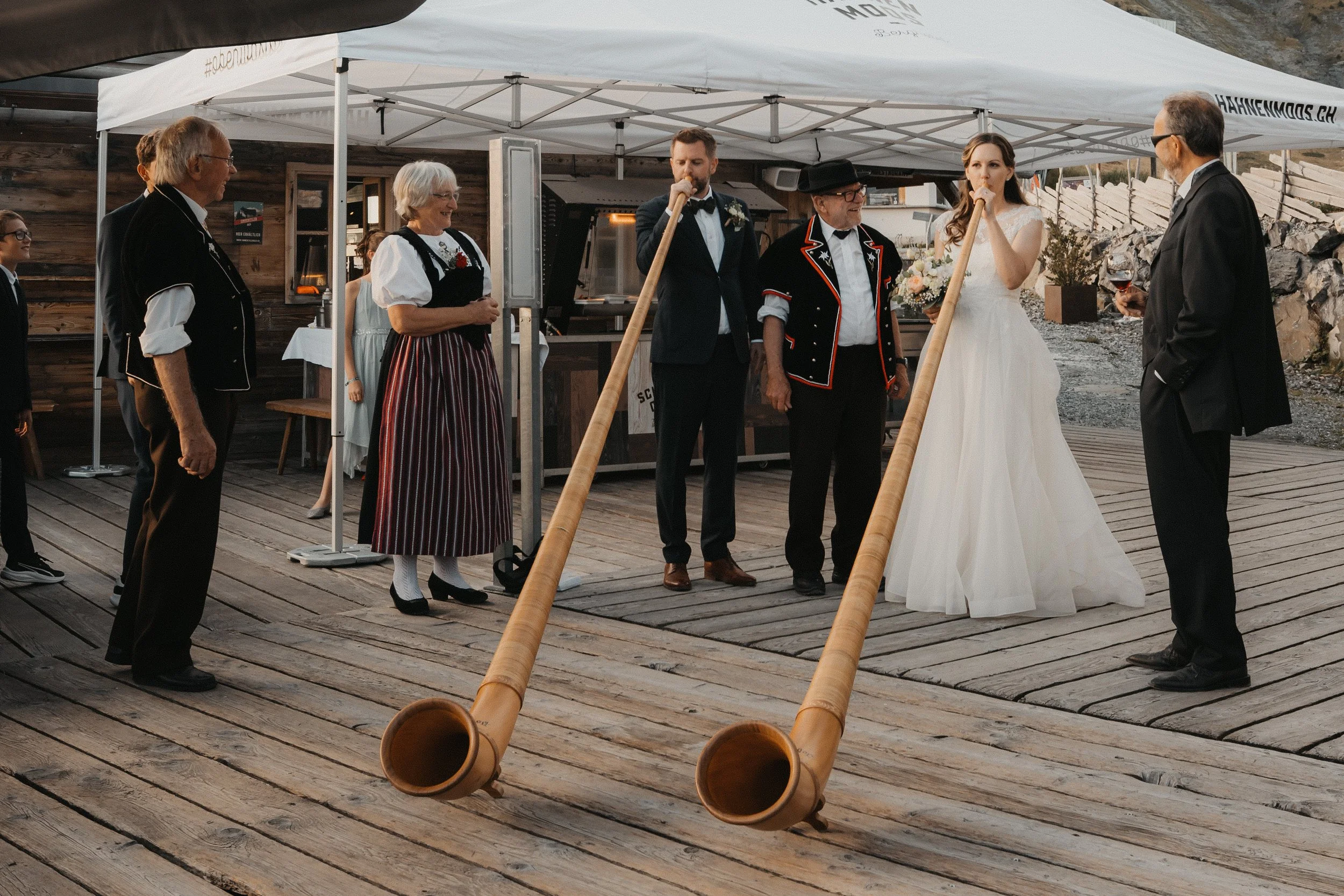 Apero Schlemmer Chalet Hahnenmoos Hochzeit E & J