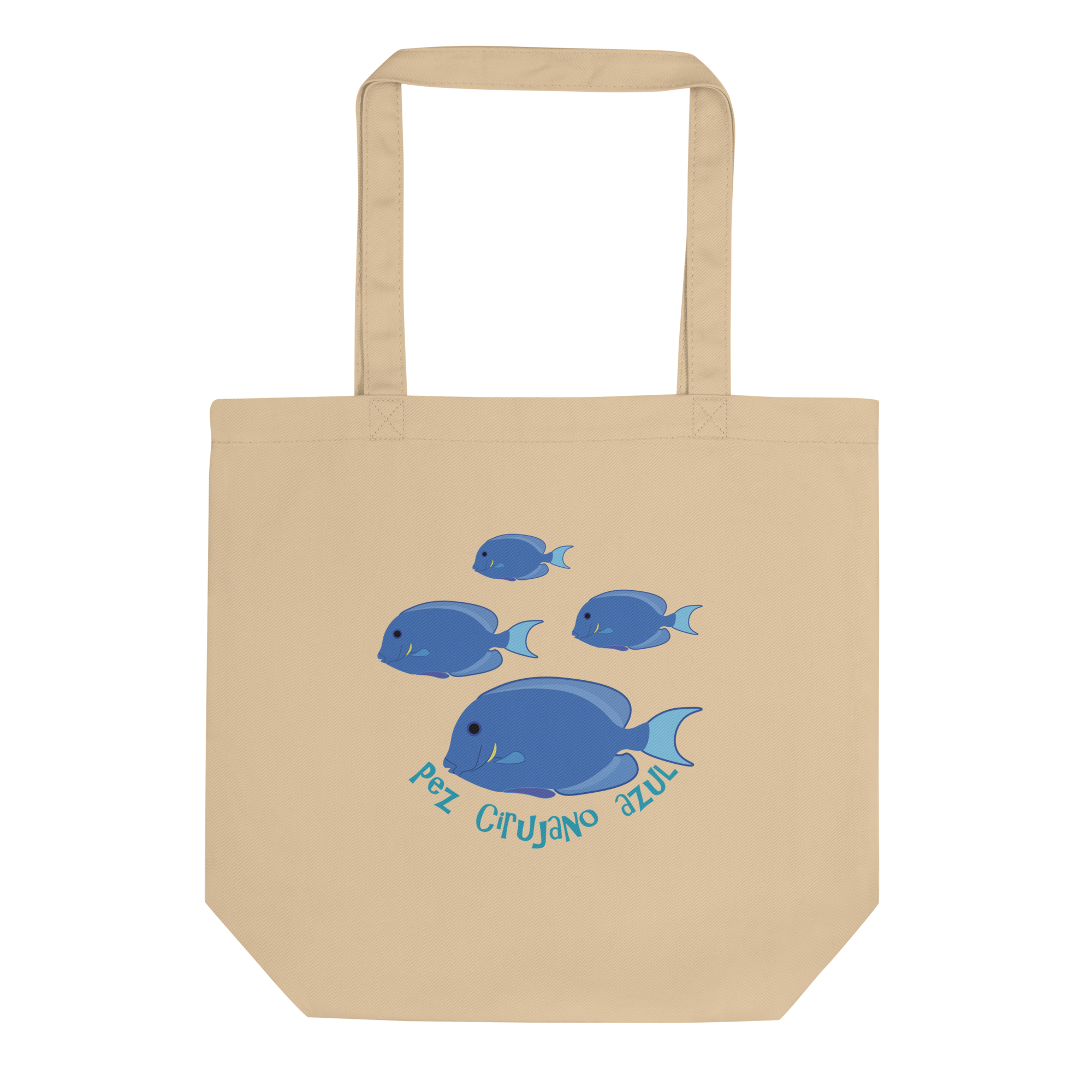 Bolso de mano de pez cirujano azul