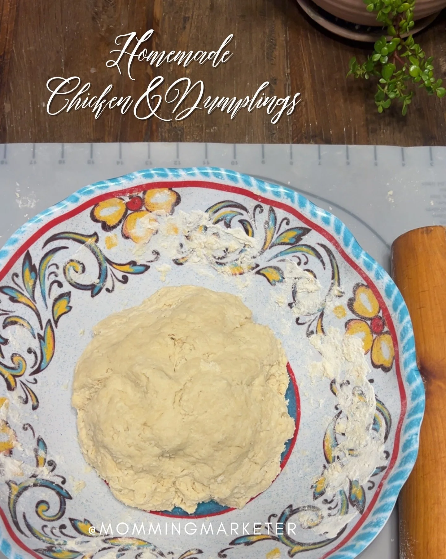 Winter has arrived in Central Texas, so that means it&rsquo;s time for my homemade Chicken &amp; Dumplings! And, thankfully, it&rsquo;s super easy and officially toddler approved! My Godmother taught me this recipe when I was in college and it&rsquo;