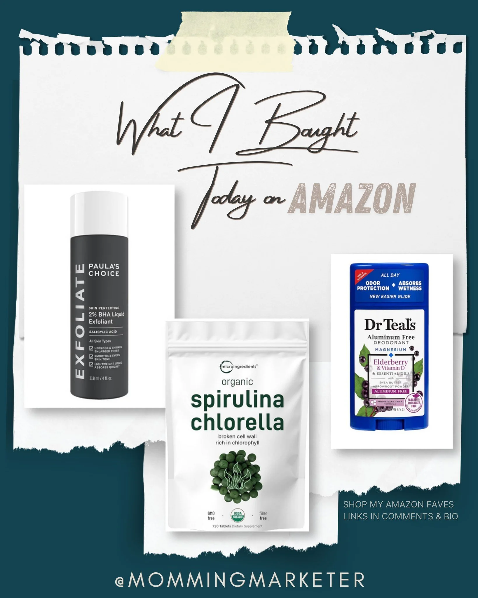 Happy Friday, Junior!

I thought it might be fun to do a little &ldquo;What I bought Today on Amazon&rdquo; post, so here&rsquo;s what made it into my ADD TO CART today.

First up: My favorite liquid exfoliant with BHA. I love this stuff, and it last