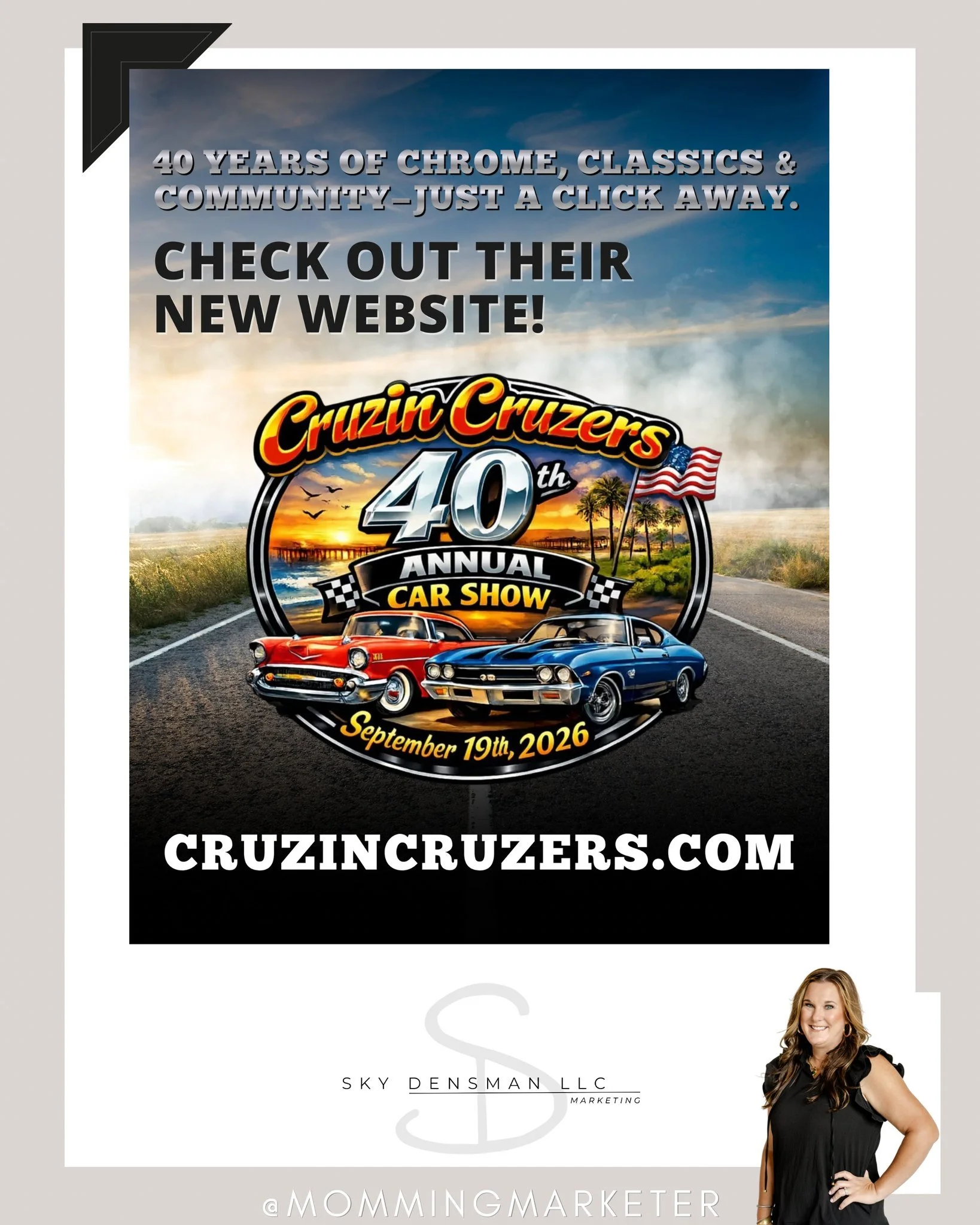 Getting to play a small role in something that&rsquo;s been part of this community for decades is always an honor.

I&rsquo;m proud to share the launch of the brand new website for the Cruzin Cruzers Car Club, just in time for their 40th Annual Car S