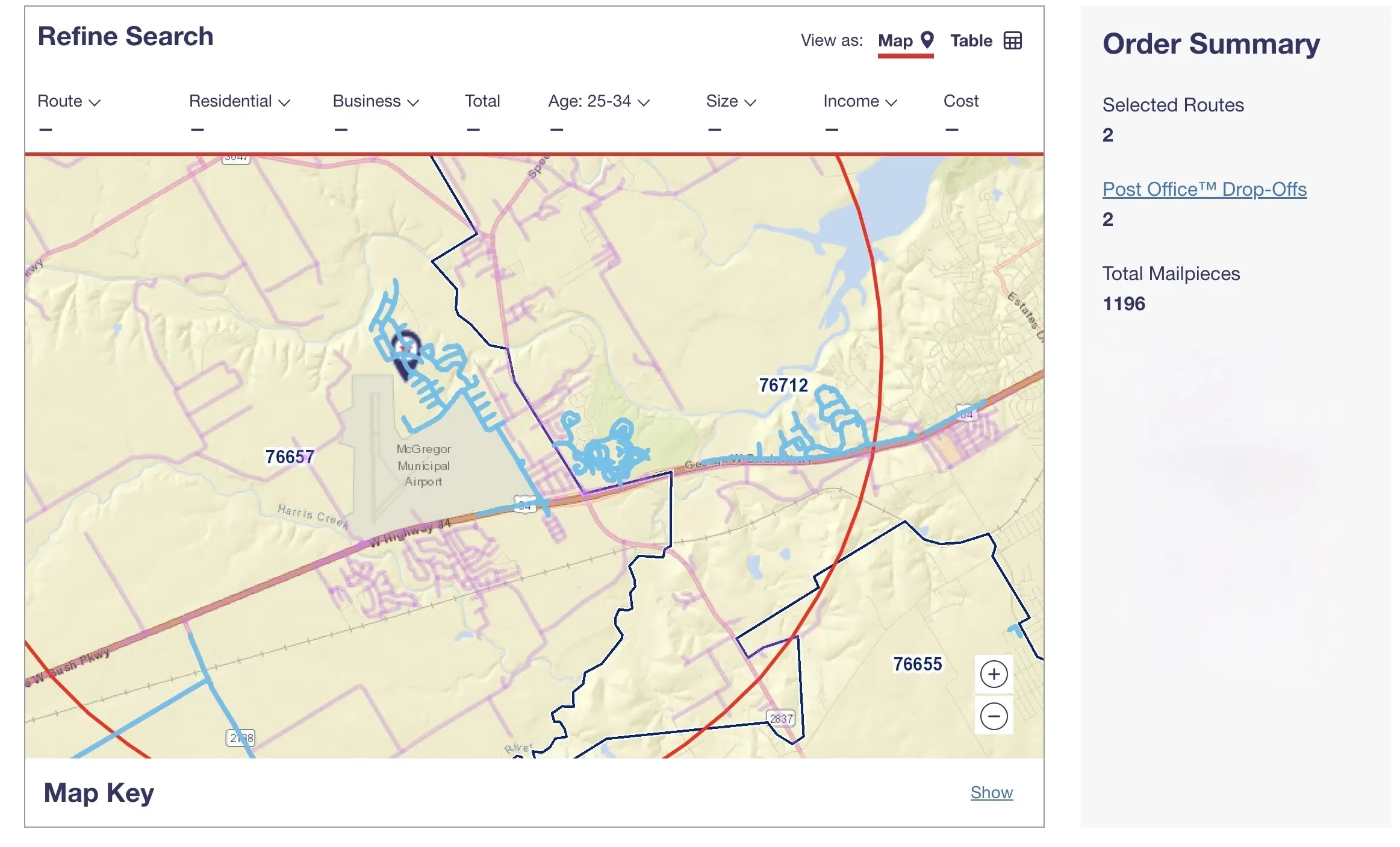 EDDM Design Mailer Neighborhood Map | Sky Densman LLC Marketing