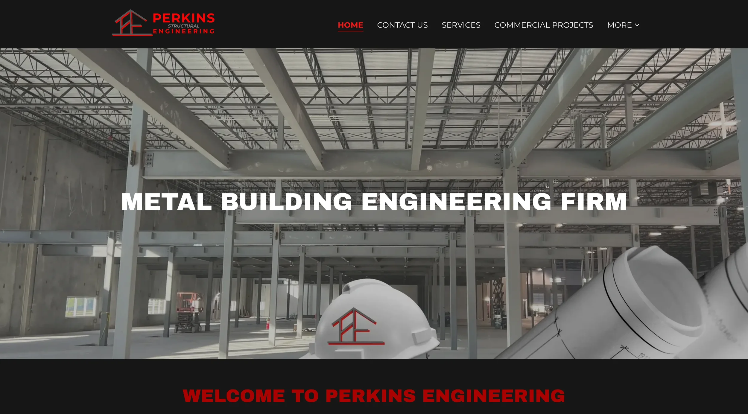 Perkins Engineering Website | Sky Densman LLC Digital Marketing